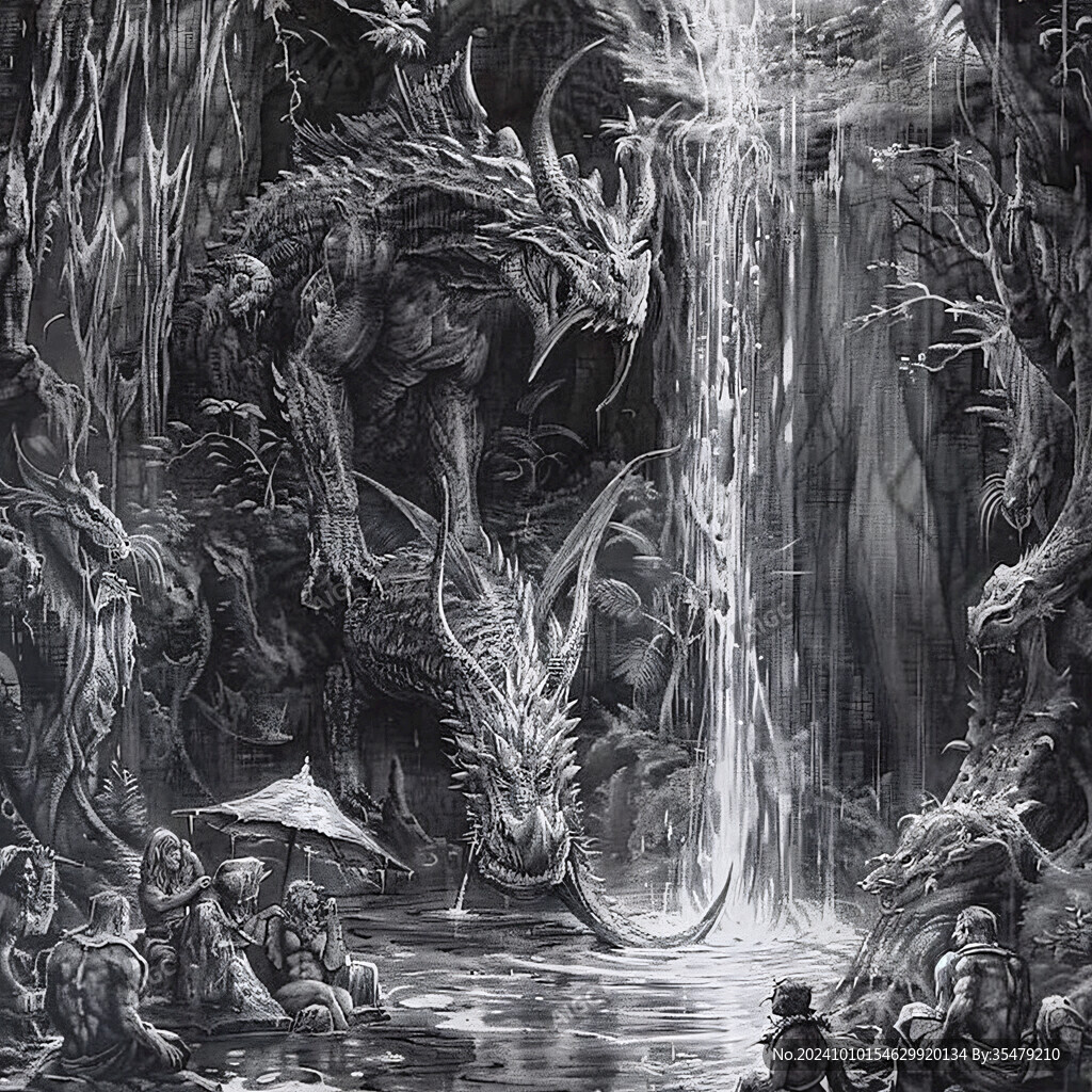 玄幻题材插画
