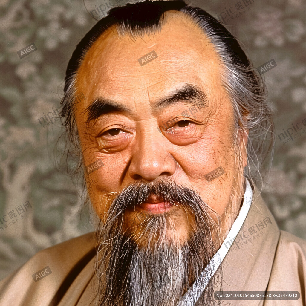 官员书法家老人官员