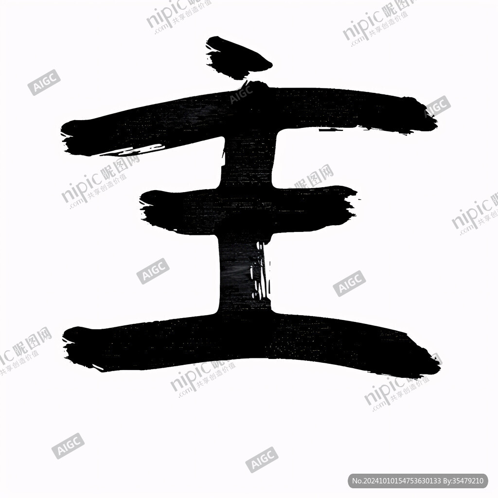 宇字书法字