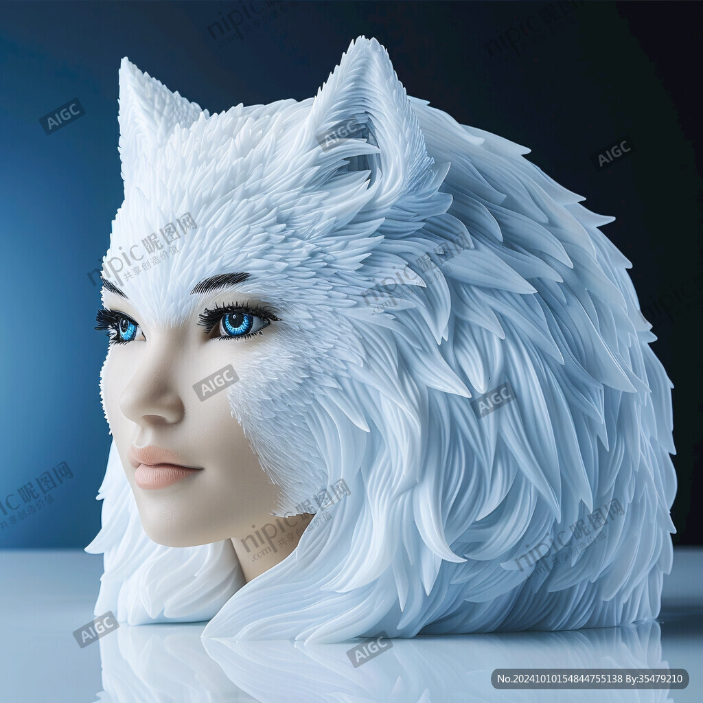 3d狼头