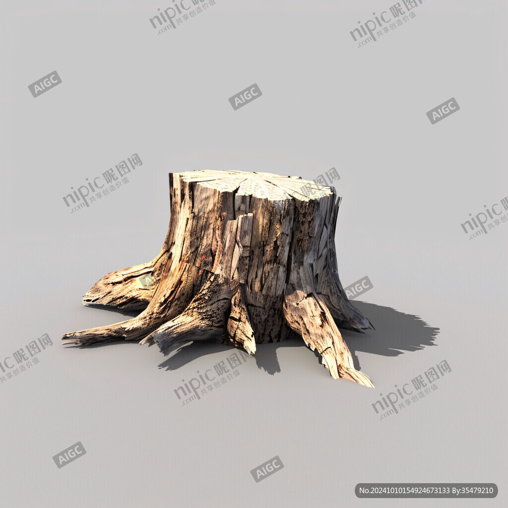 枯树桩素材