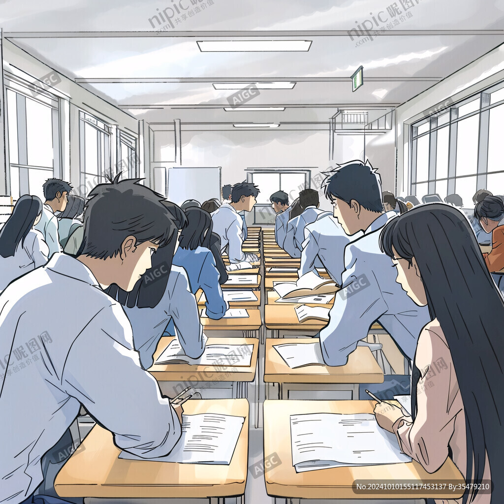教室插画