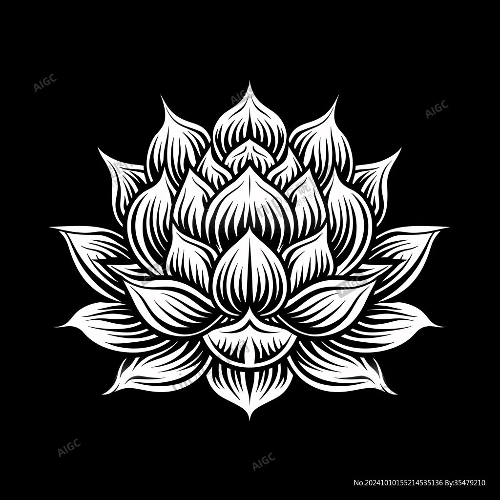莲花图形设计