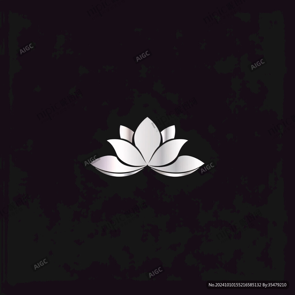 莲花禅意logo