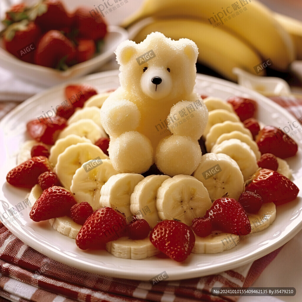 草莓香蕉组合圣诞老人