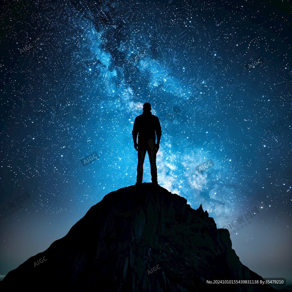 仰望星空的人