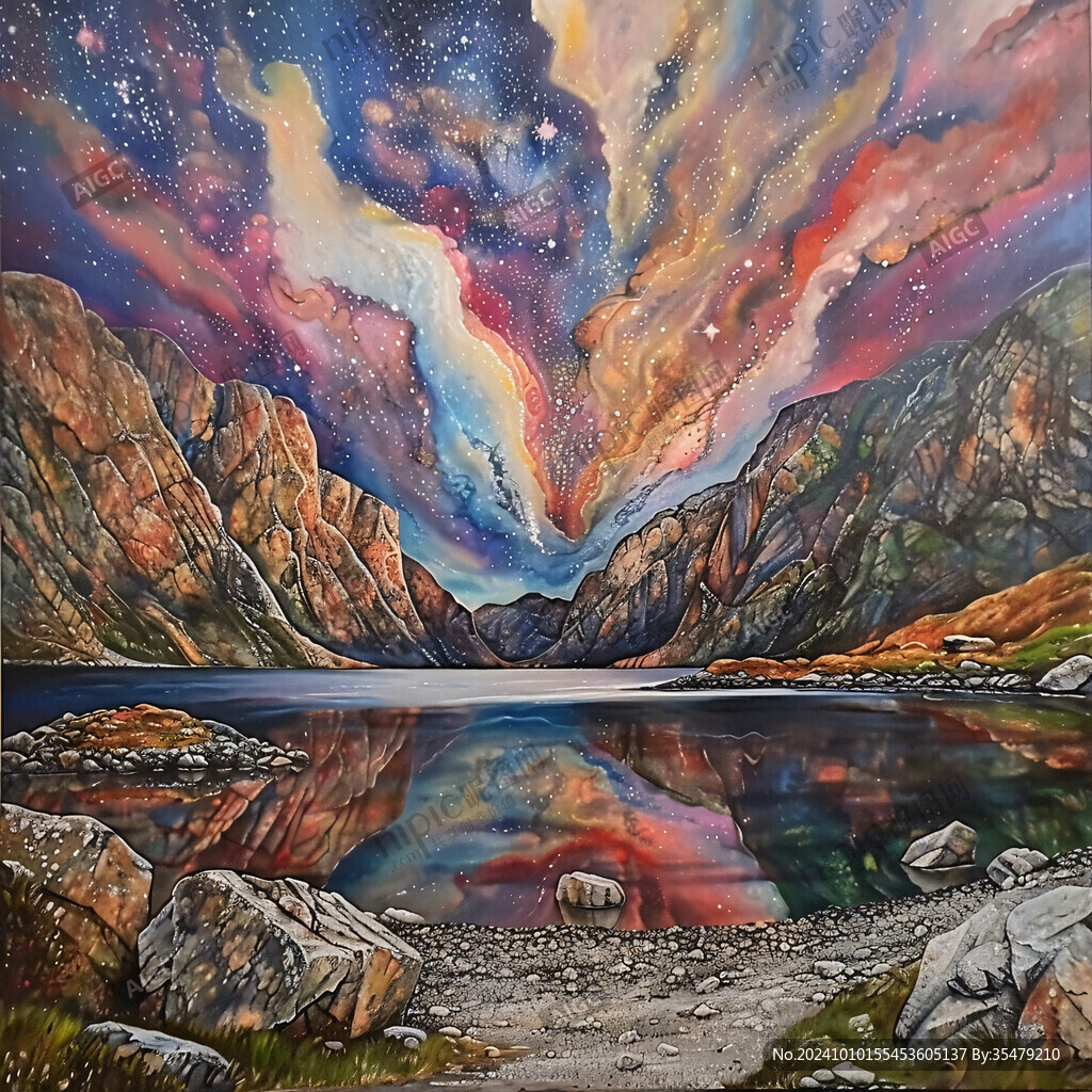 星空系列油画展