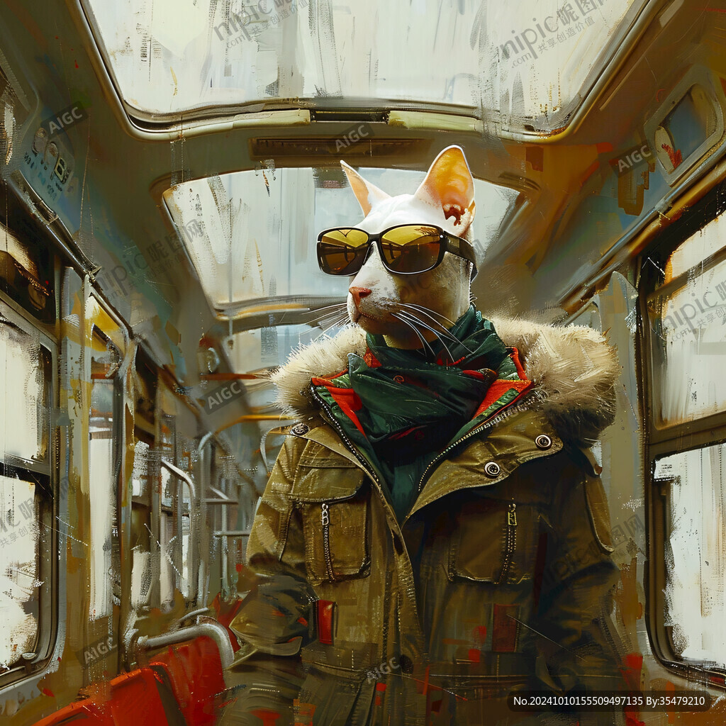 猫咪潮流海报