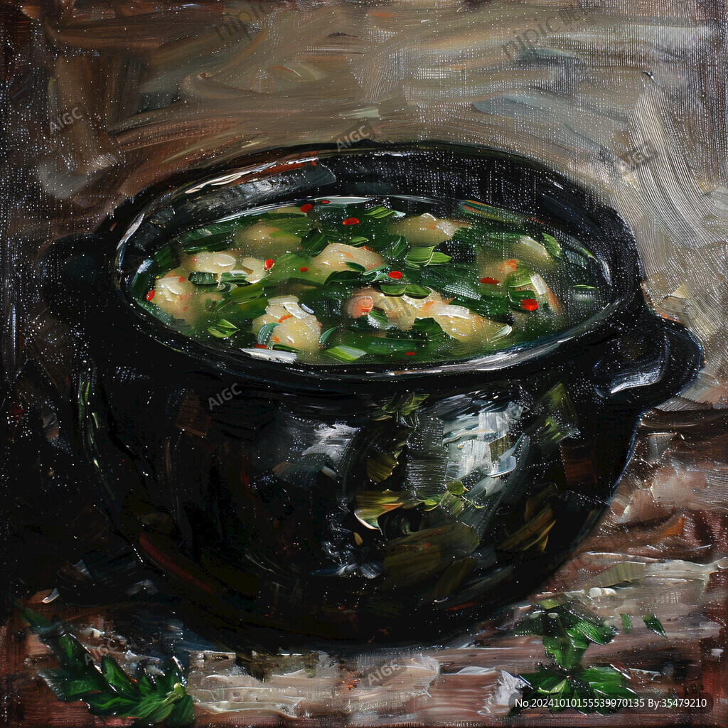 瓦罐汤装饰画