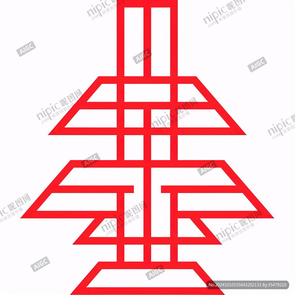 双喜字的剪纸