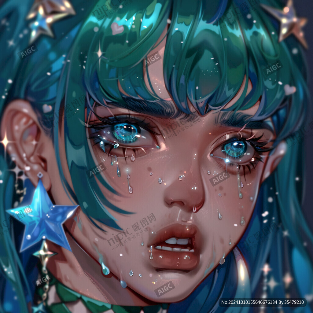 宇宙女孩插画