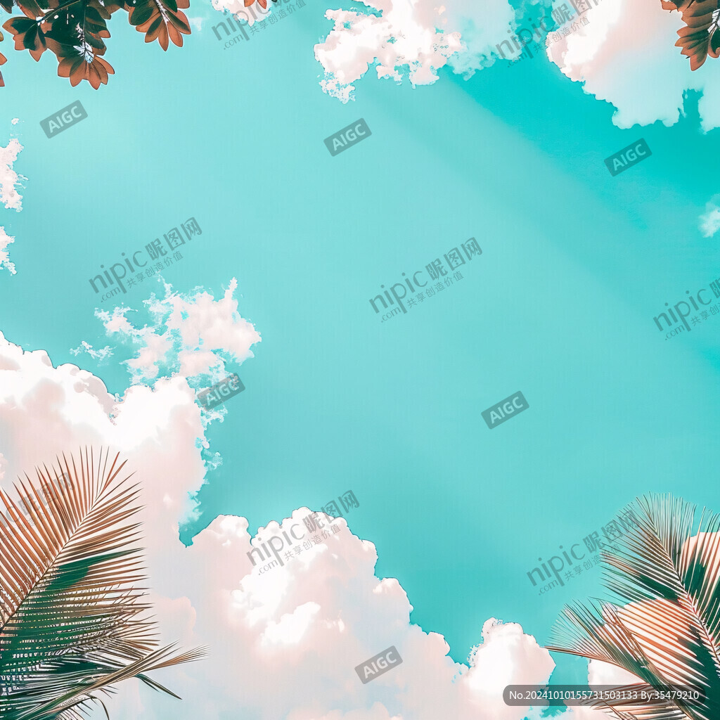 天空热带季节漂亮美丽