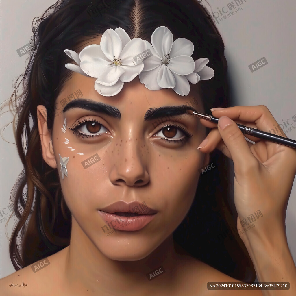 写实人物插画