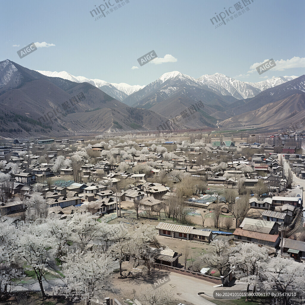 索松村全景