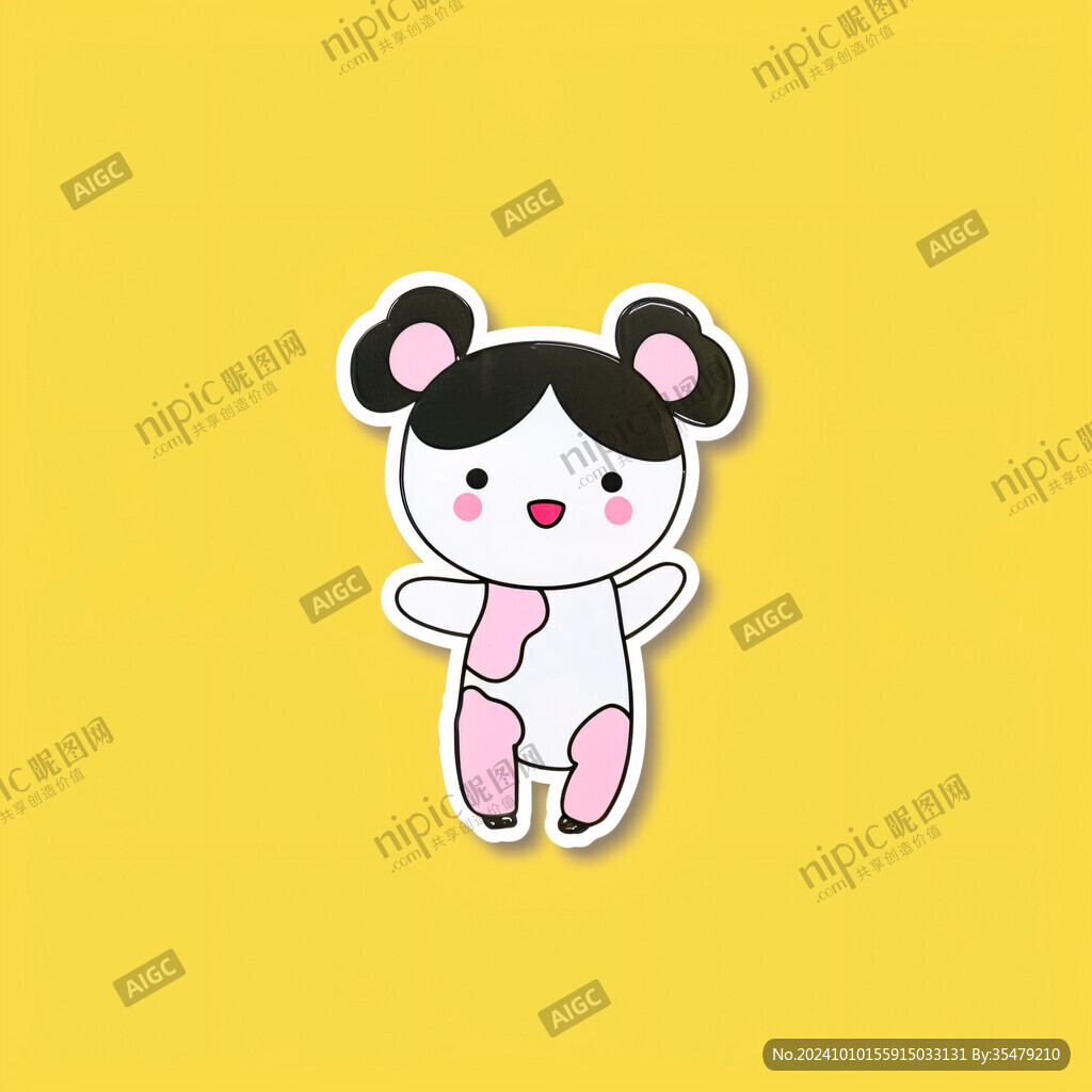 卡通小白鼠吉祥物