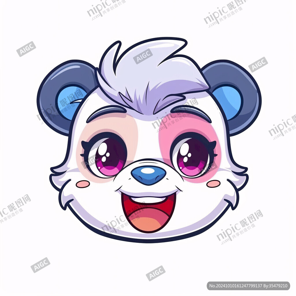 卡通小熊吉祥物设计