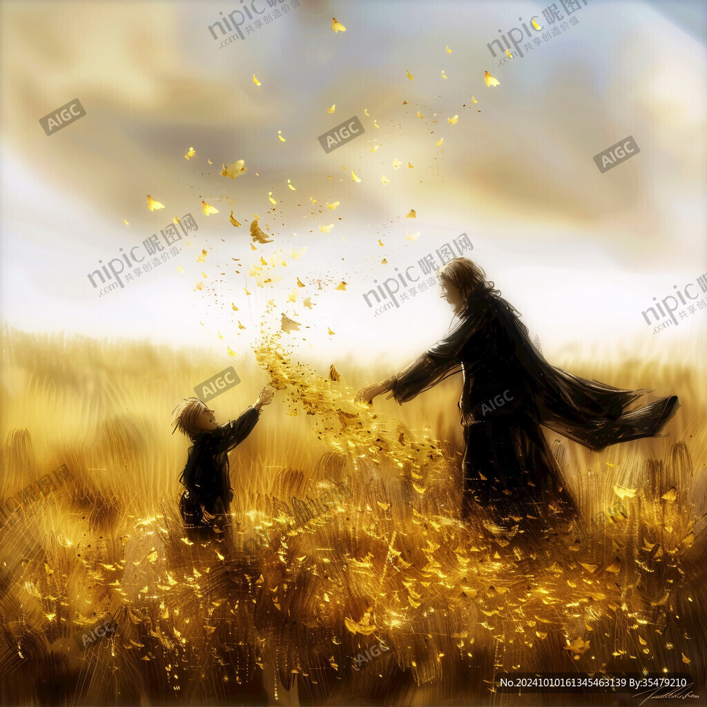 稻草人装饰画