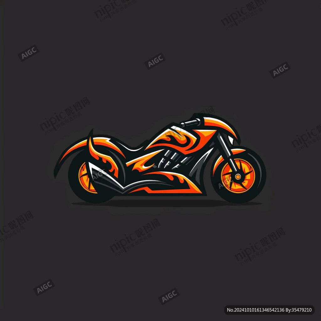 摩托车赛车手logo