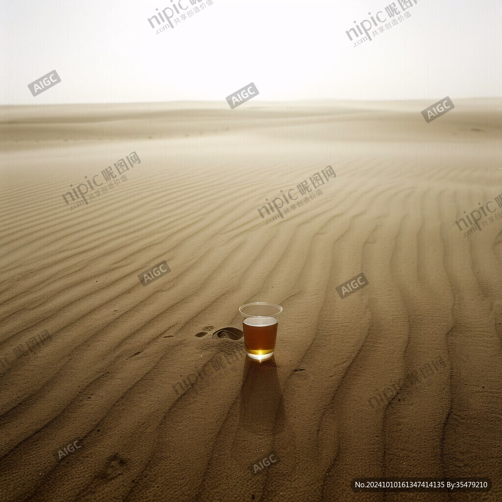 沙漠光影线条