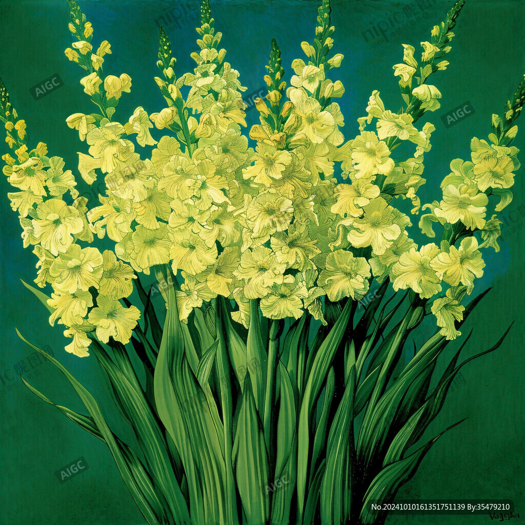 水仙花装饰画