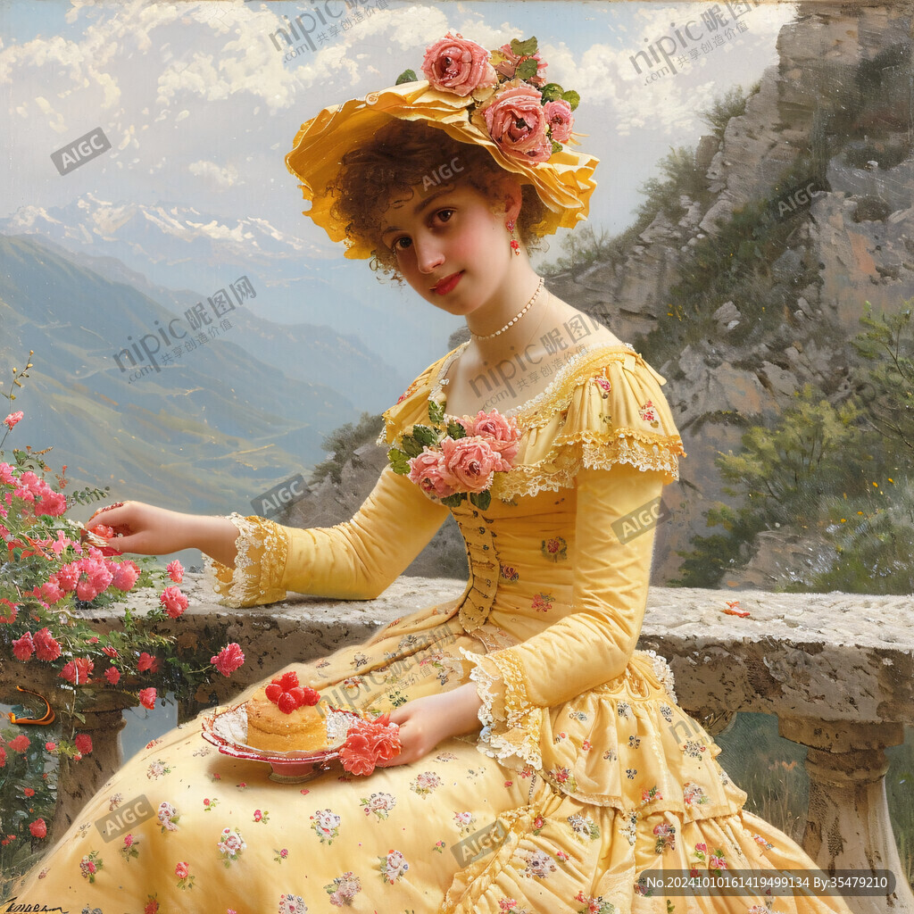 欧洲宫廷美女贵妇