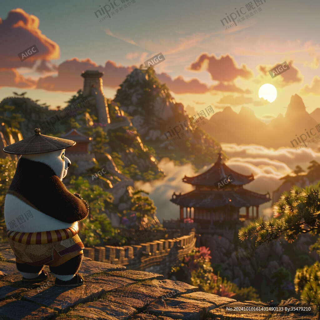 功夫熊猫场景