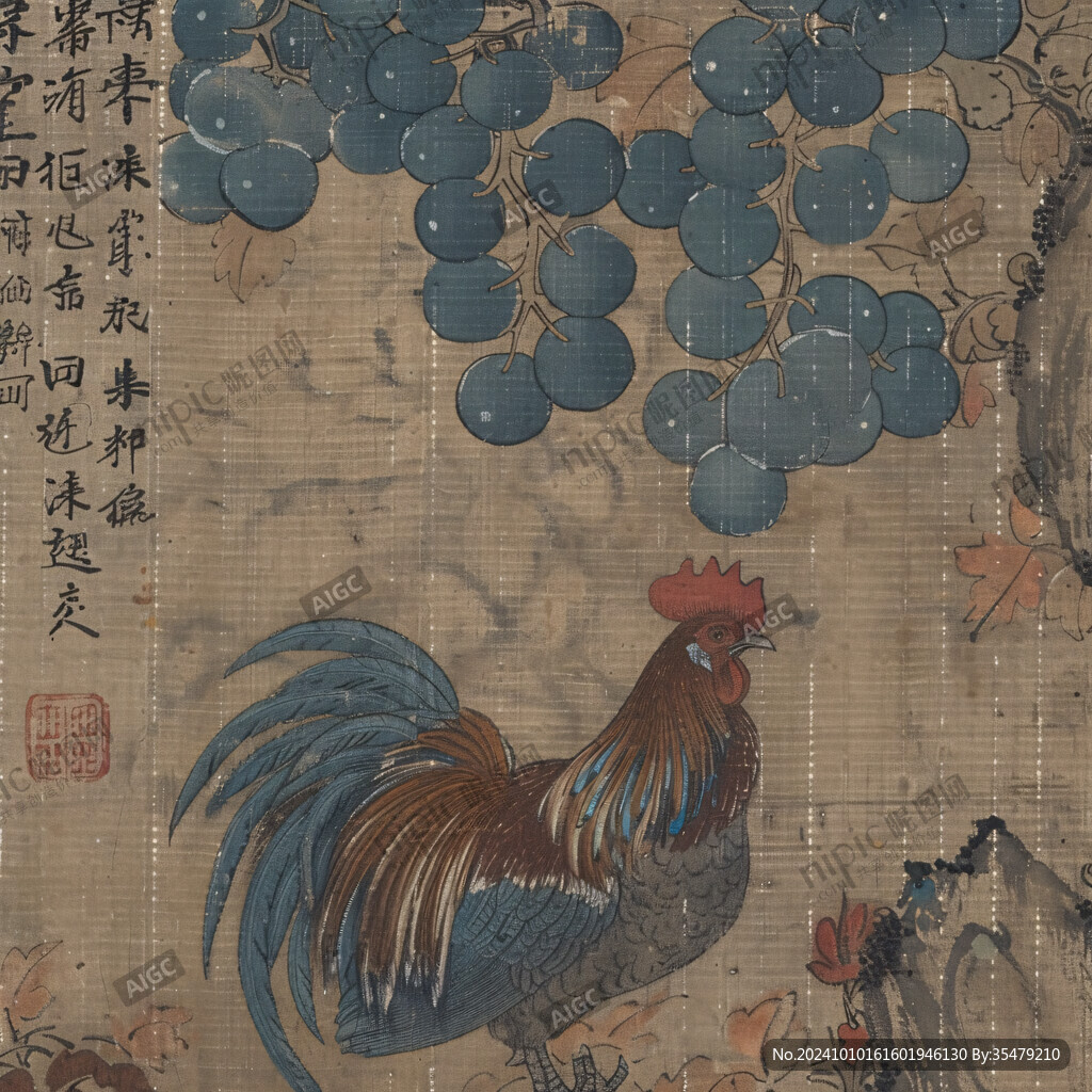 凌霄小鸡图