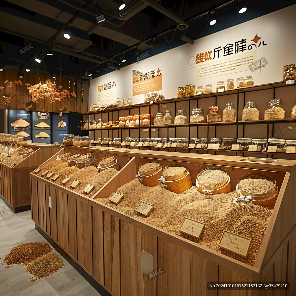 商场五谷杂粮区