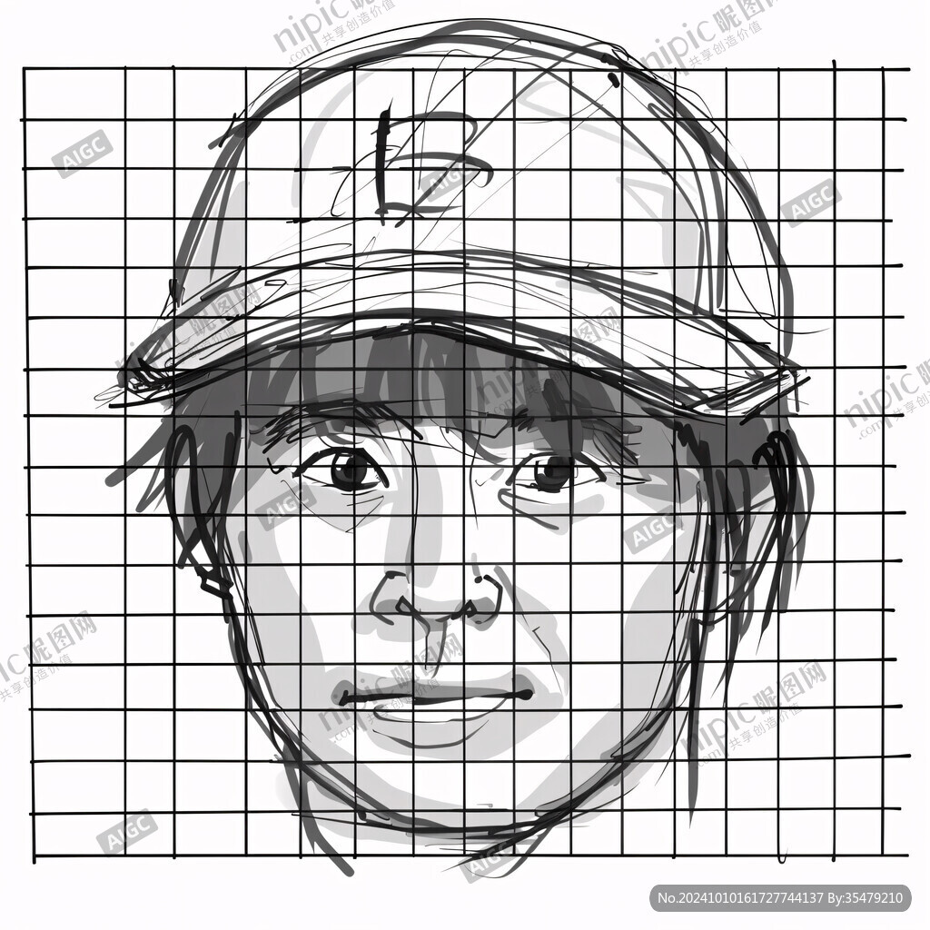 素描人头像