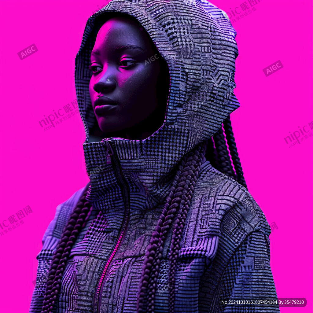 3d效果女孩