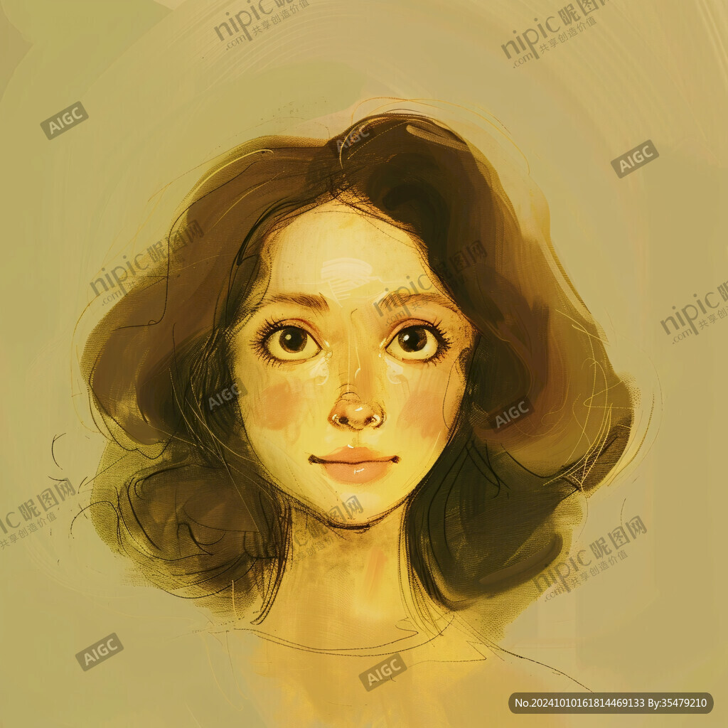 写实人物插画