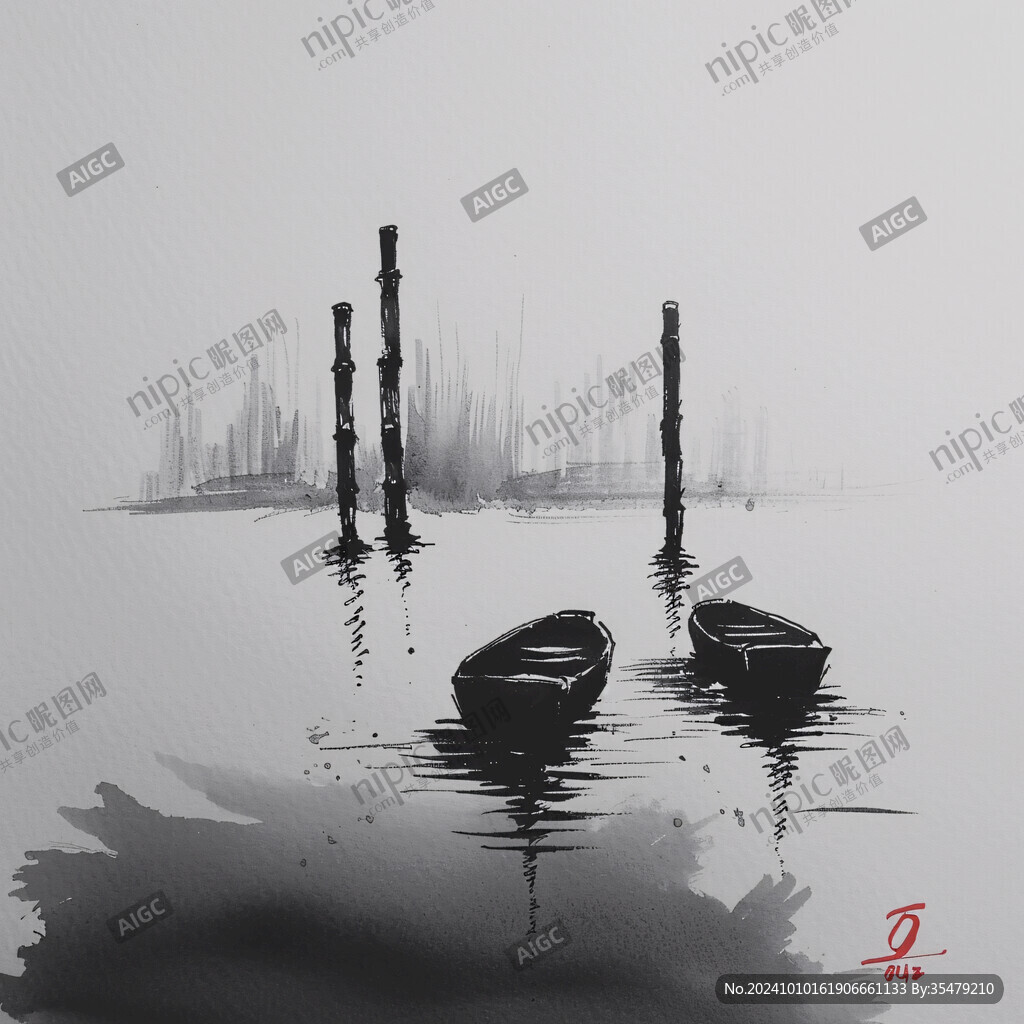 水墨前海剪影