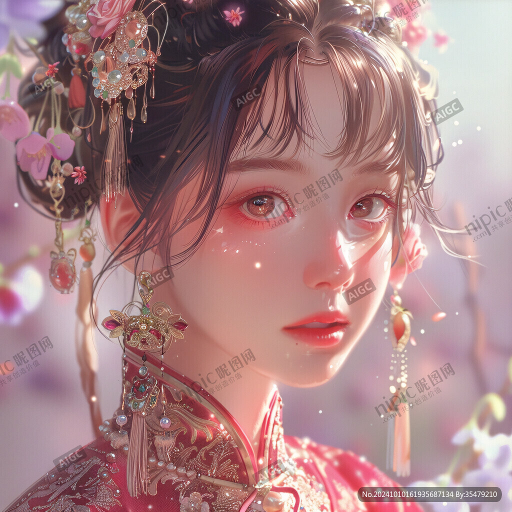写实人物插画