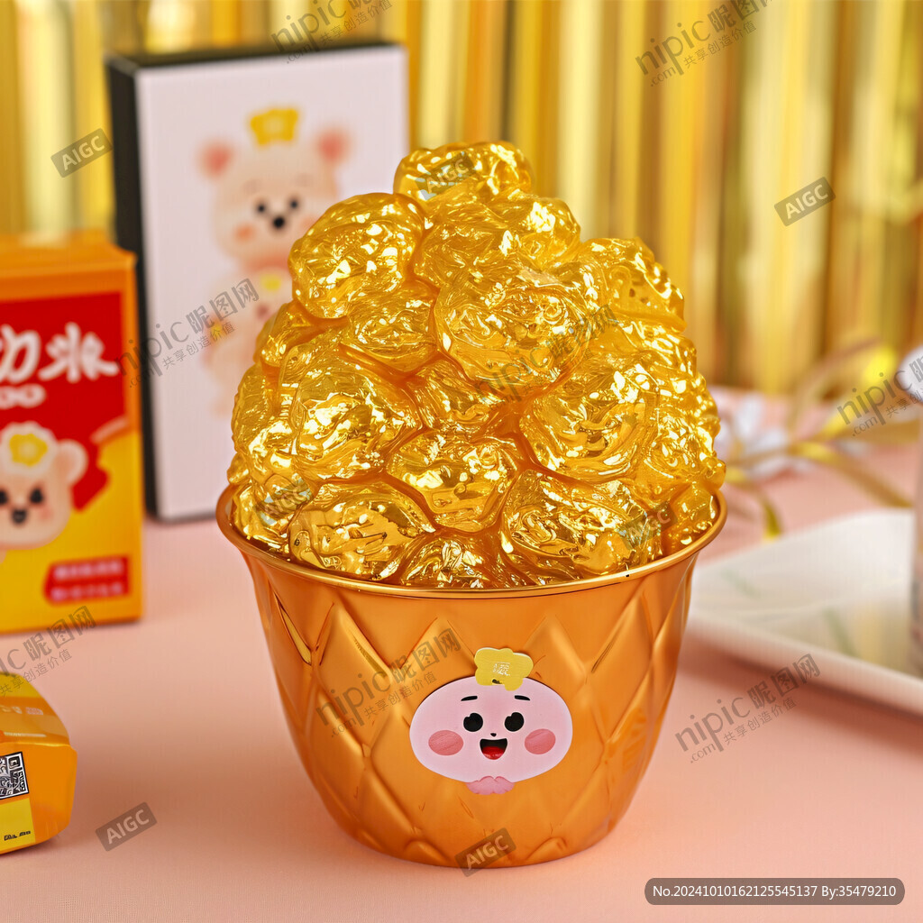 散称金币糖