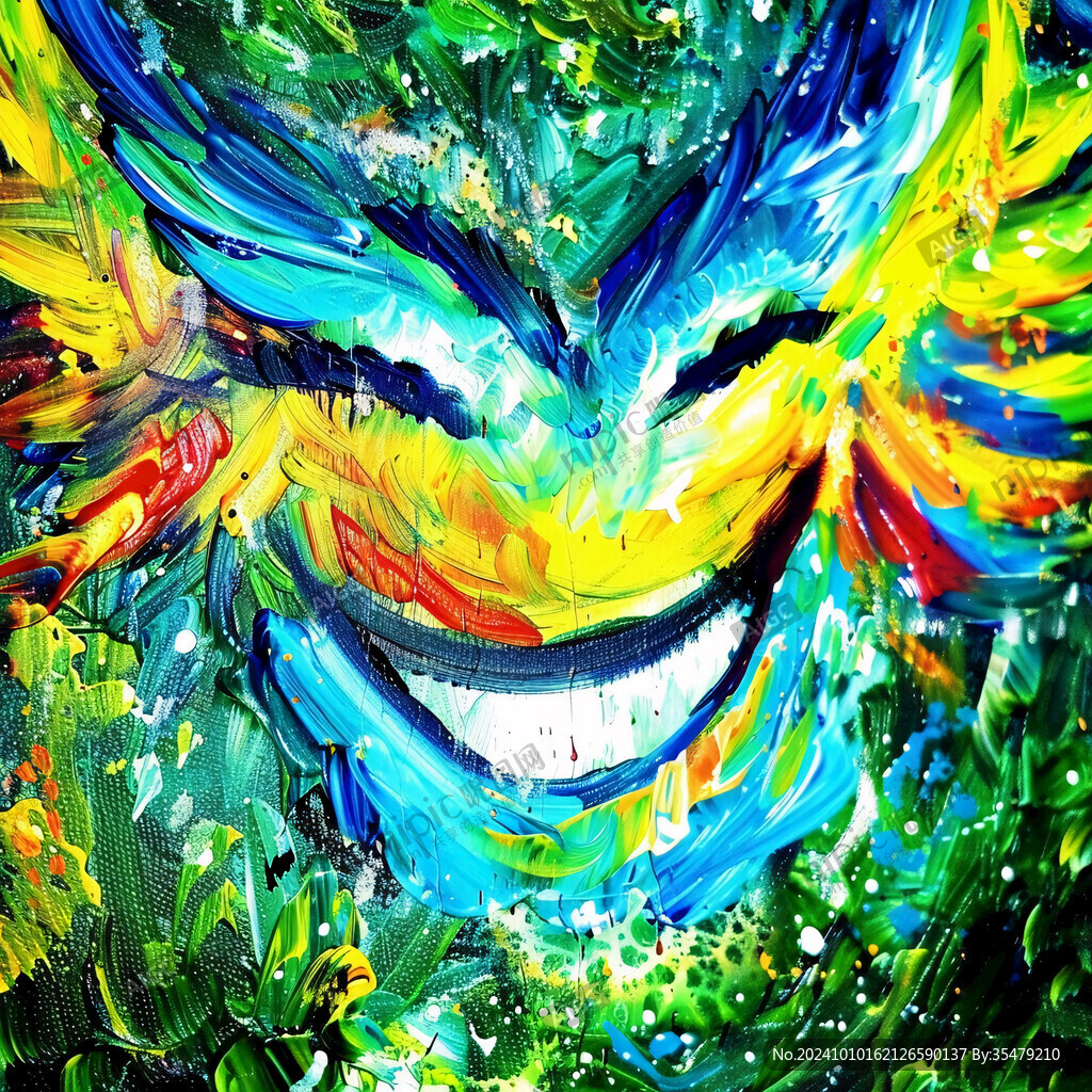 梦幻森林立体画