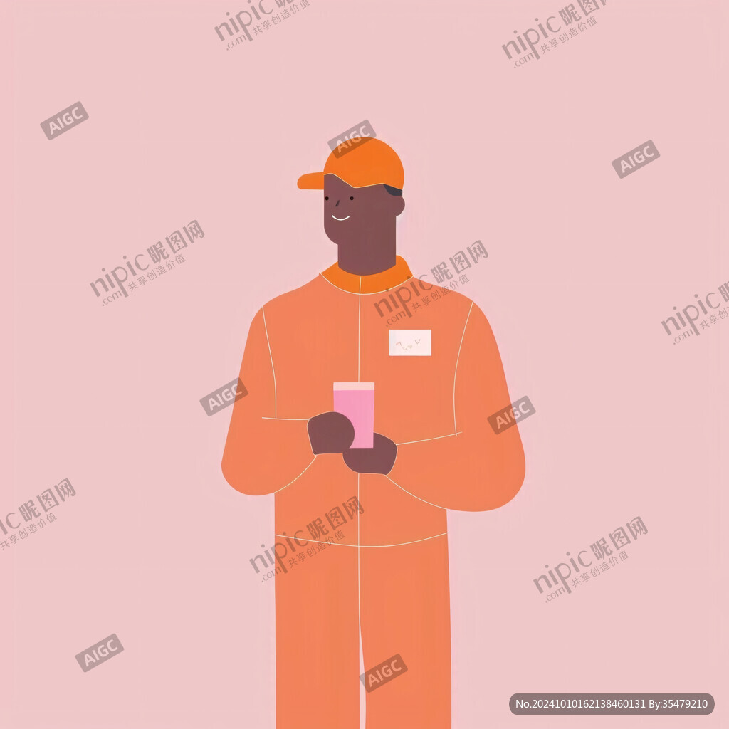网格人员插画