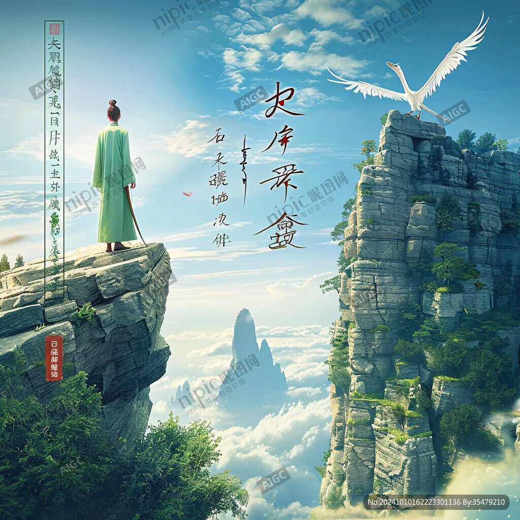 高瞻远瞩画册海报