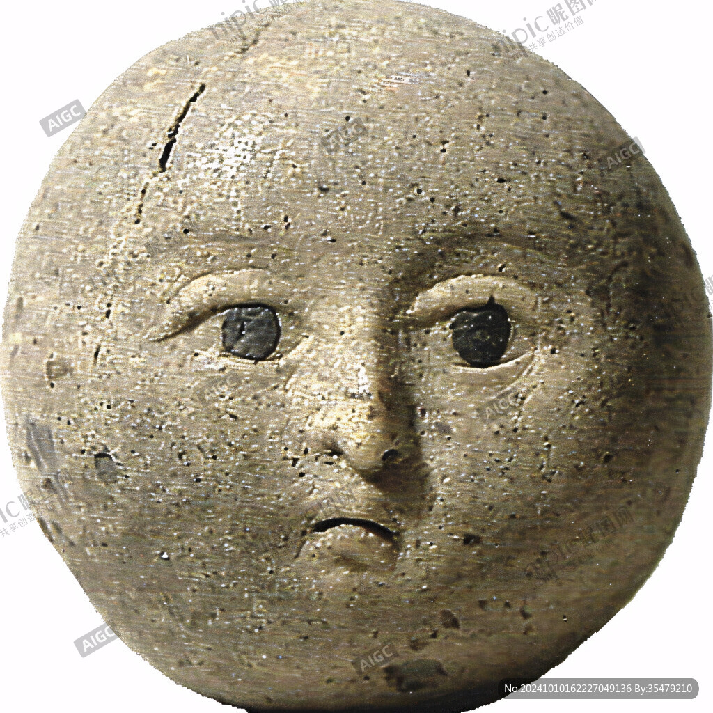 古代石人头像