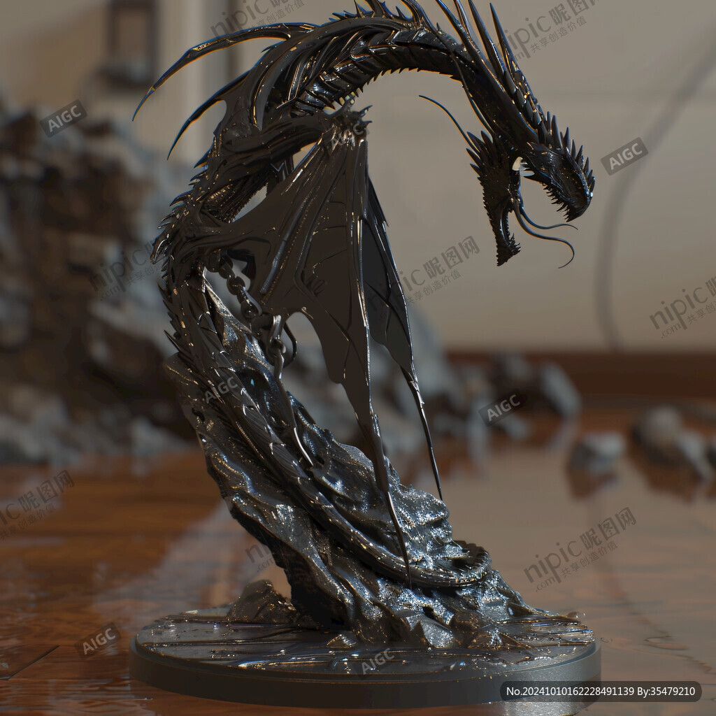 3d龙的模型