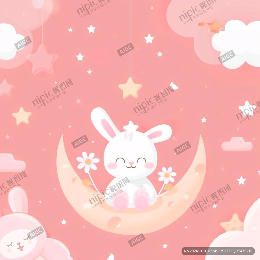 星星月亮兔子