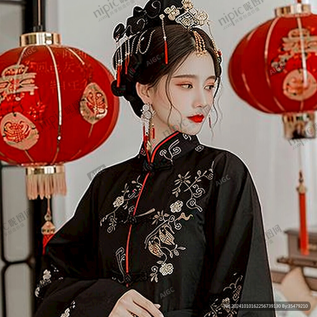 汉服秀禾装饰