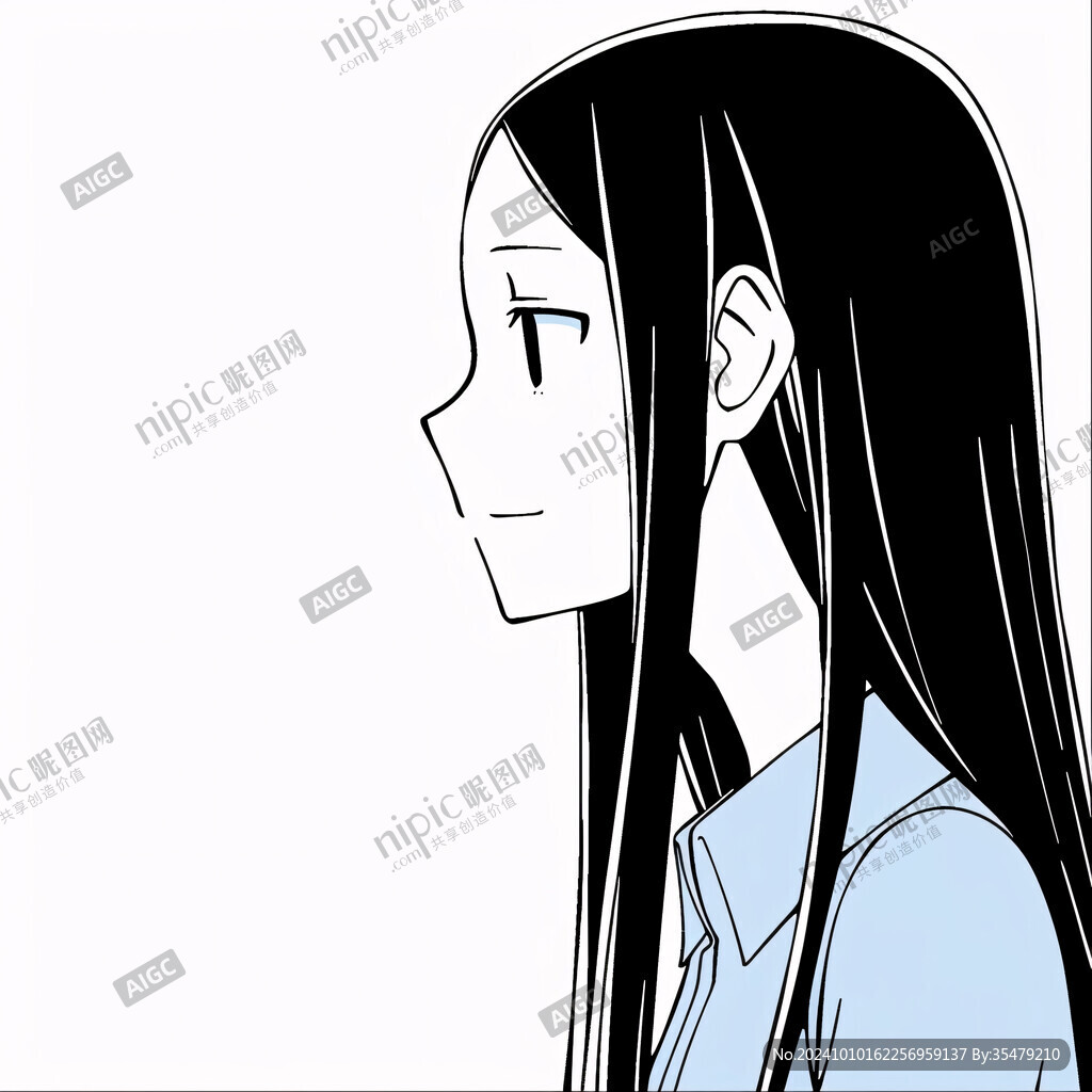 回头相望的少女