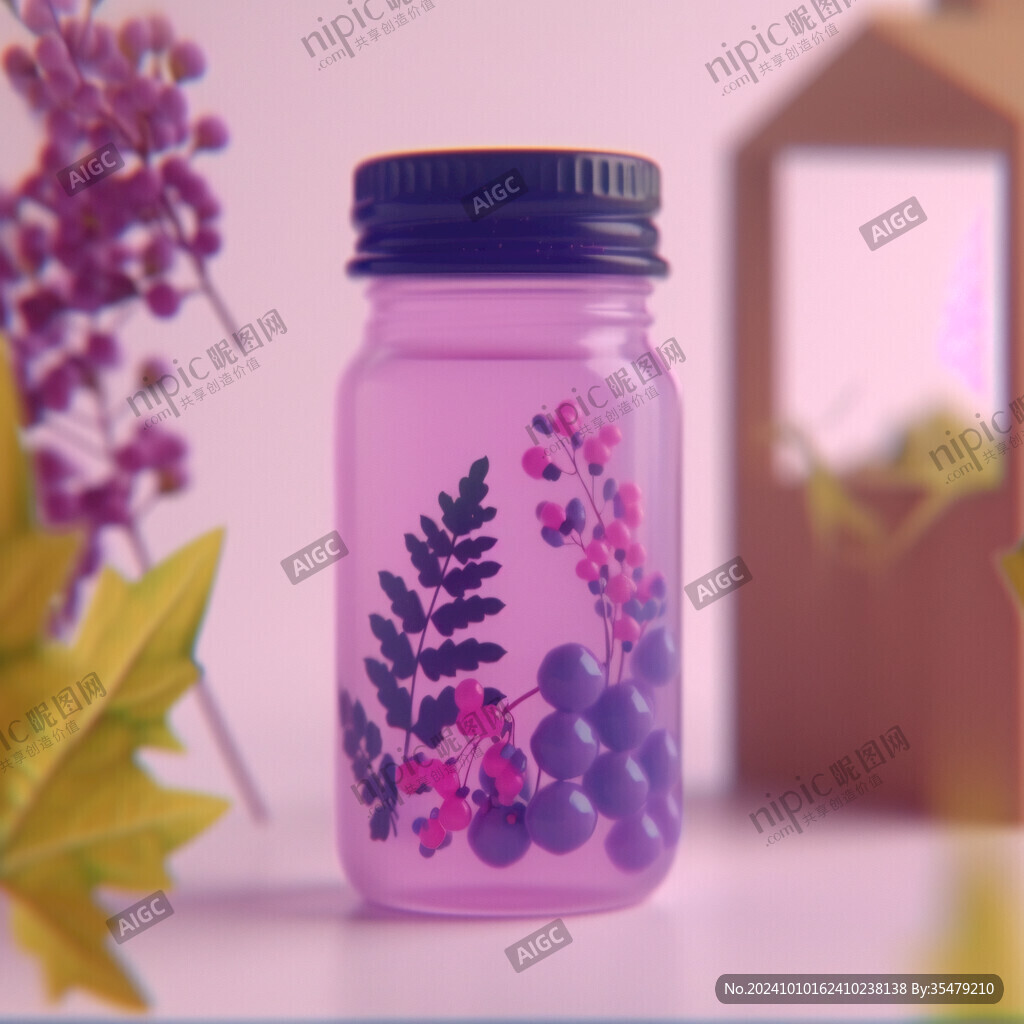 3d可爱许愿瓶