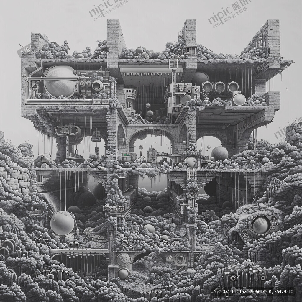 科幻立体画