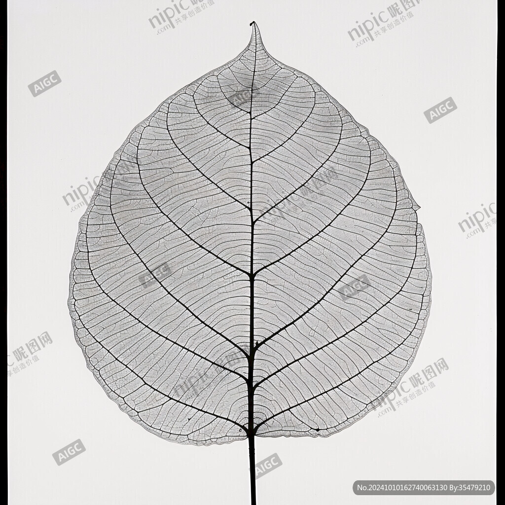 叶脉装饰画