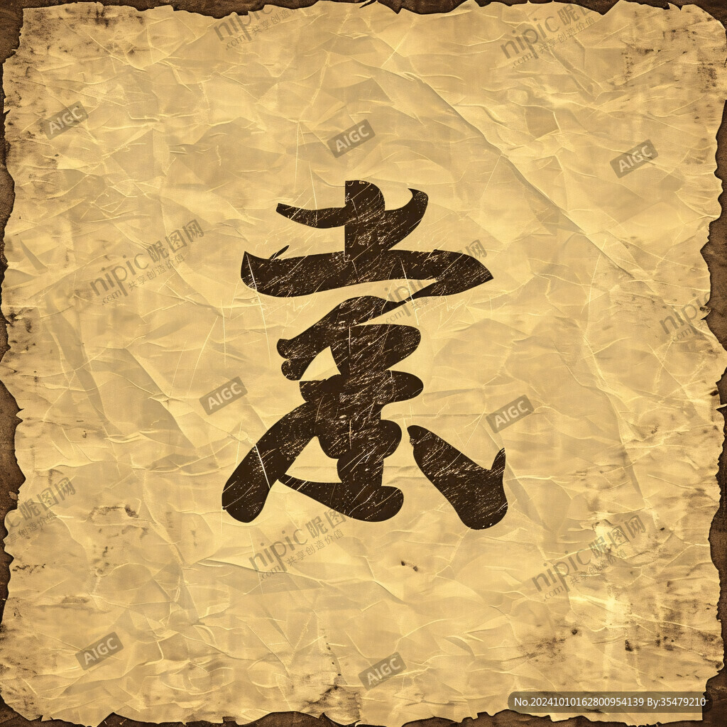 戈字文字底纹背景