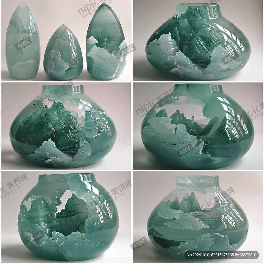 青瓷四季色彩展示