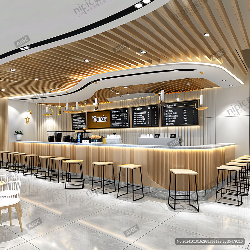 奶茶店模型