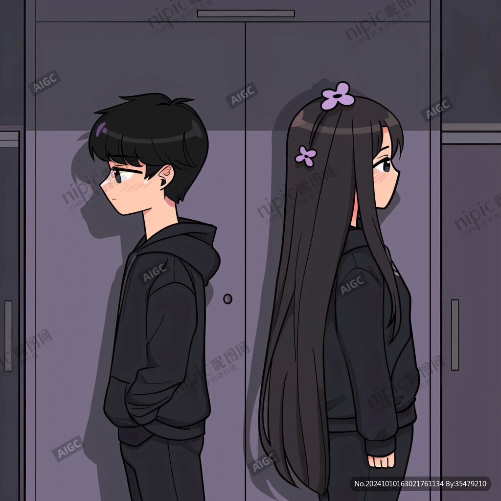 青春年少校园漫画人物