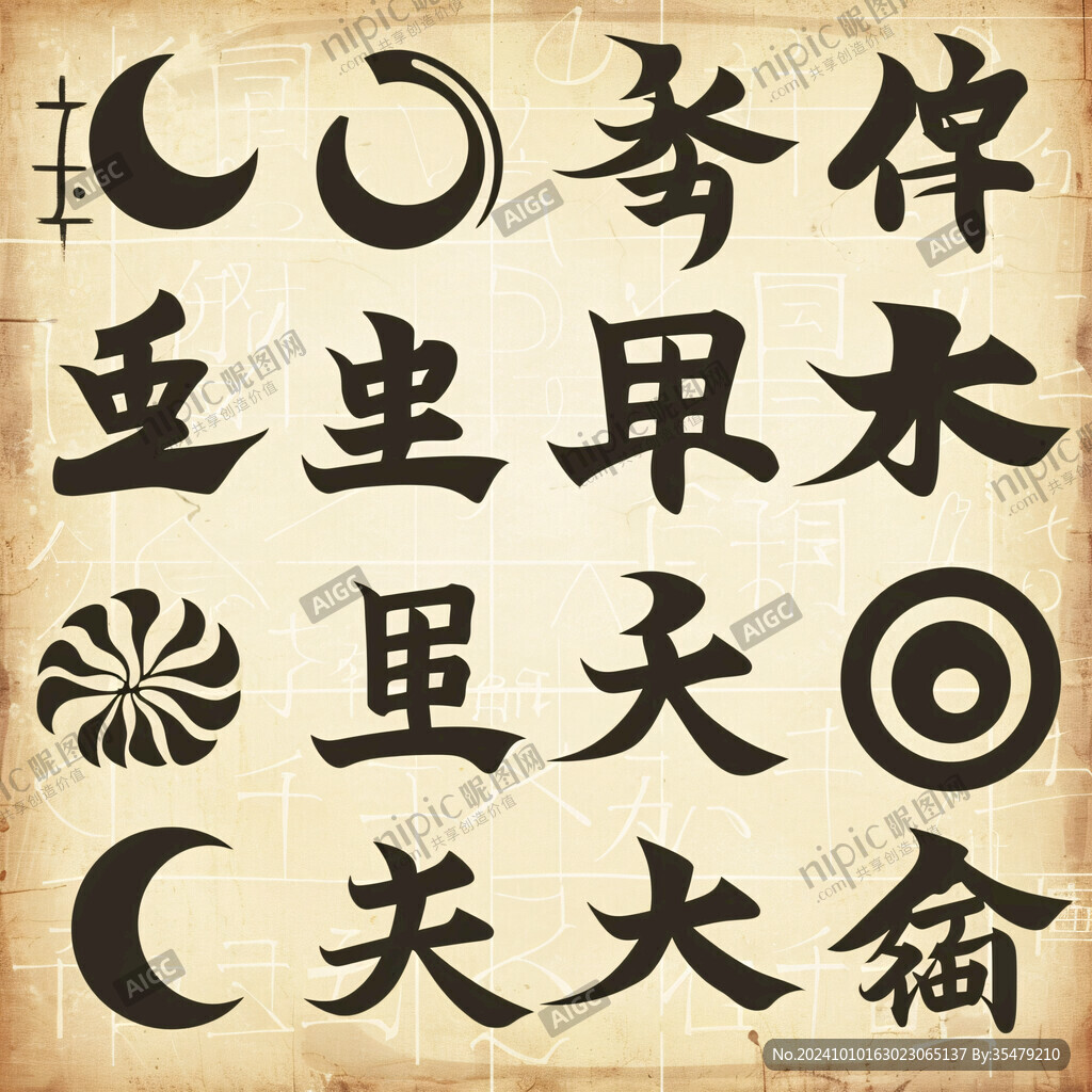 桂字标志桂字汉字